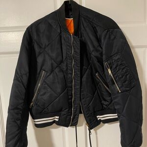 Rag & Bone Black Jacket with Orange Lining